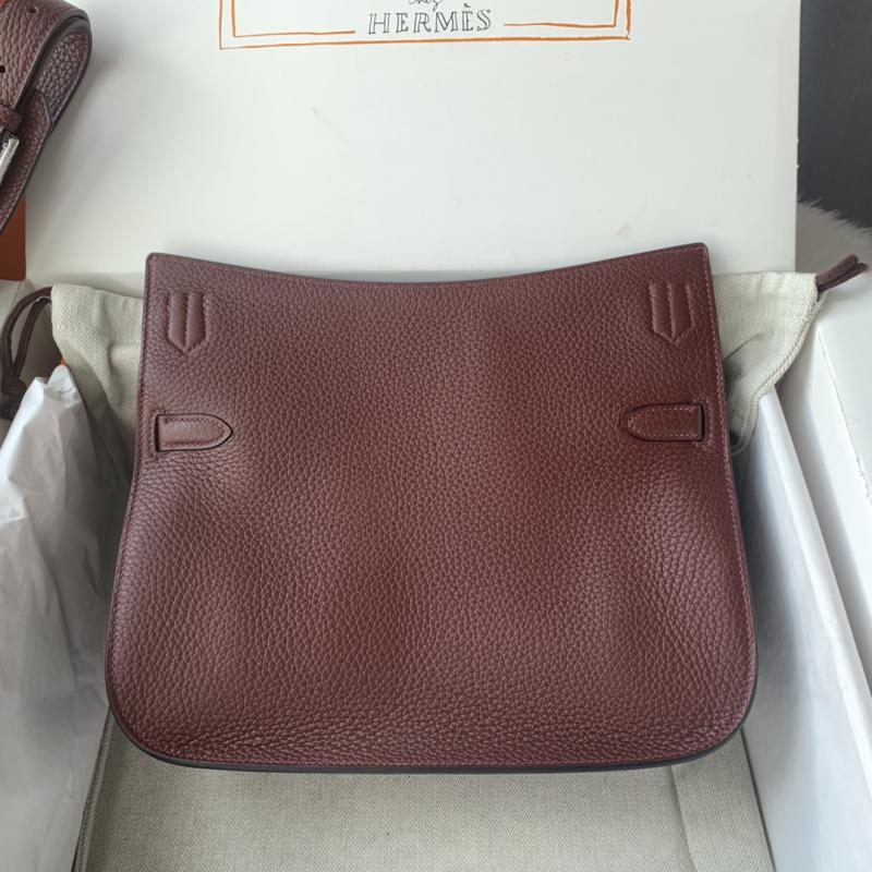 Hermes Taurillon Clemence Jypsiere 28 HJ28 Burgundy