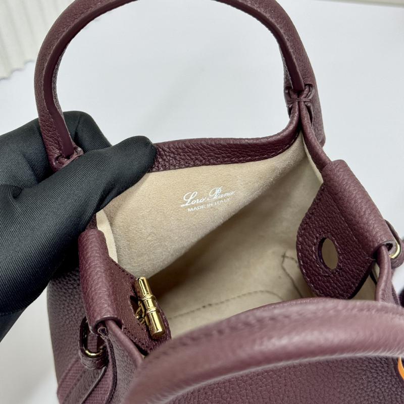 Loro Piana Grained Calfskin Micro Bale Bag L794316