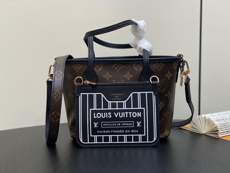 Louis VUitton Neverfull Bandouliere Inside Out BB M12099 Black