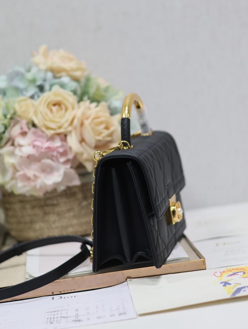 Medium Dior Ange Bag M4402 Black