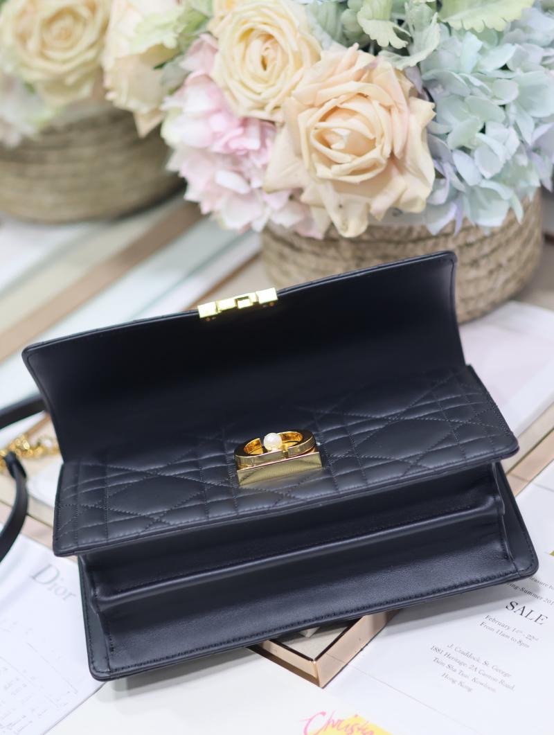 Medium Dior Ange Bag M4402 Black