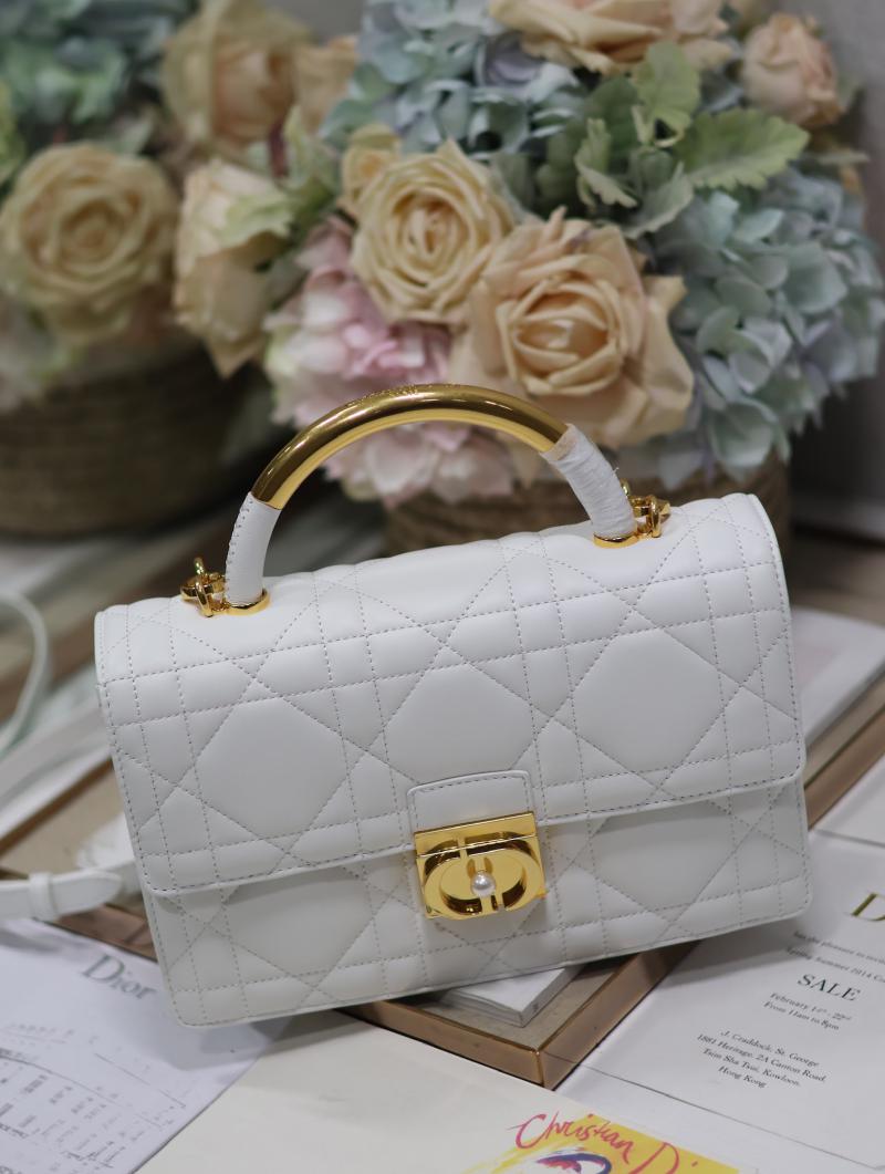 Medium Dior Ange Bag M4402 Cream