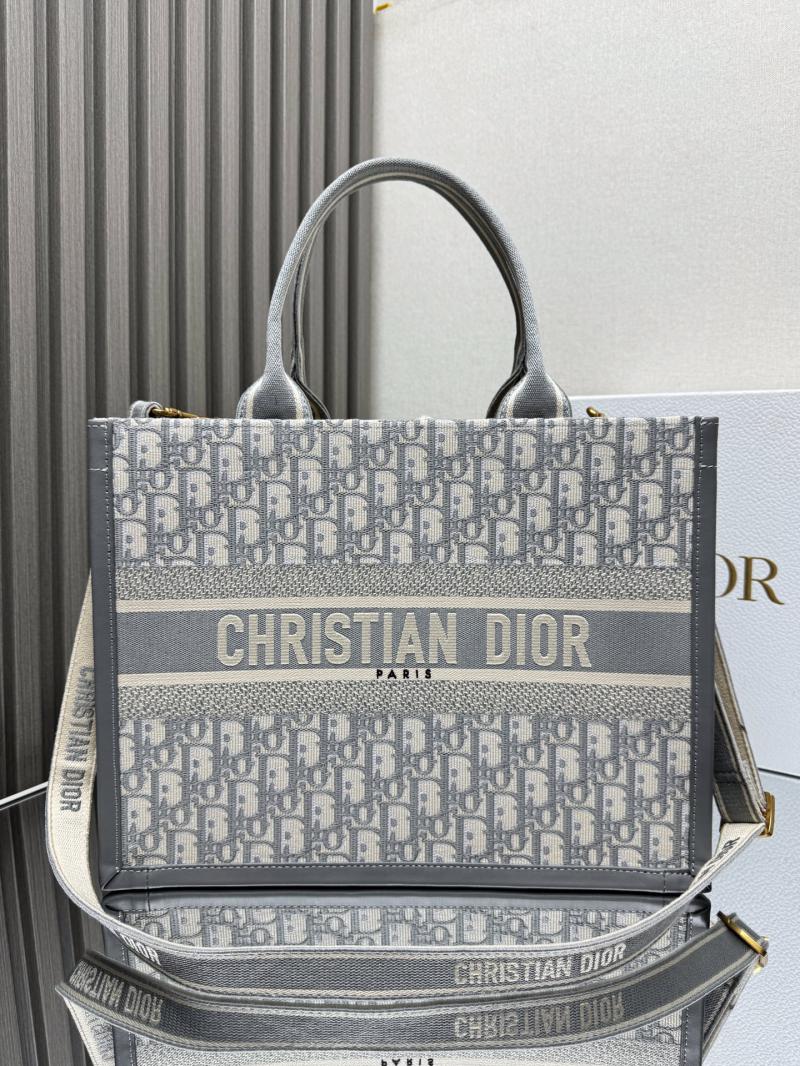 Medium Dior Book Tote Grey M1324