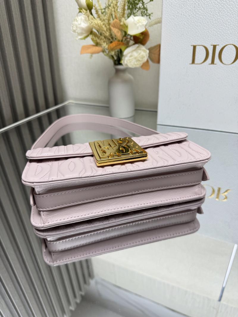 Miss Dior Flap Bag Black M2610 Pink