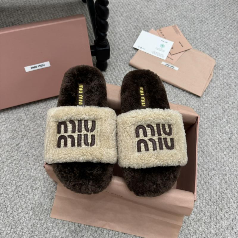 Miu Miu Wool Slippers SMS92501