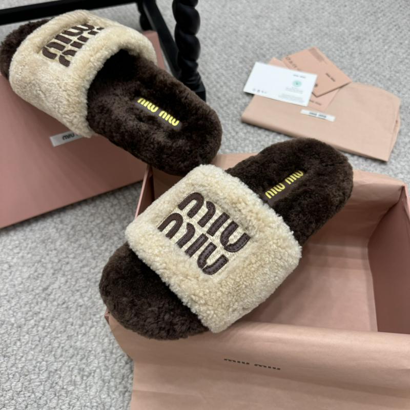 Miu Miu Wool Slippers SMS92501