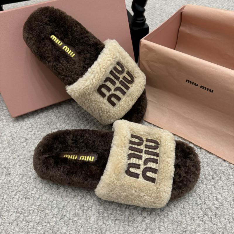 Miu Miu Wool Slippers SMS92501