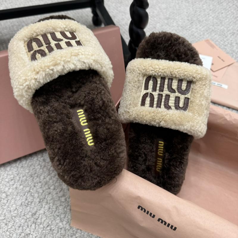 Miu Miu Wool Slippers SMS92501