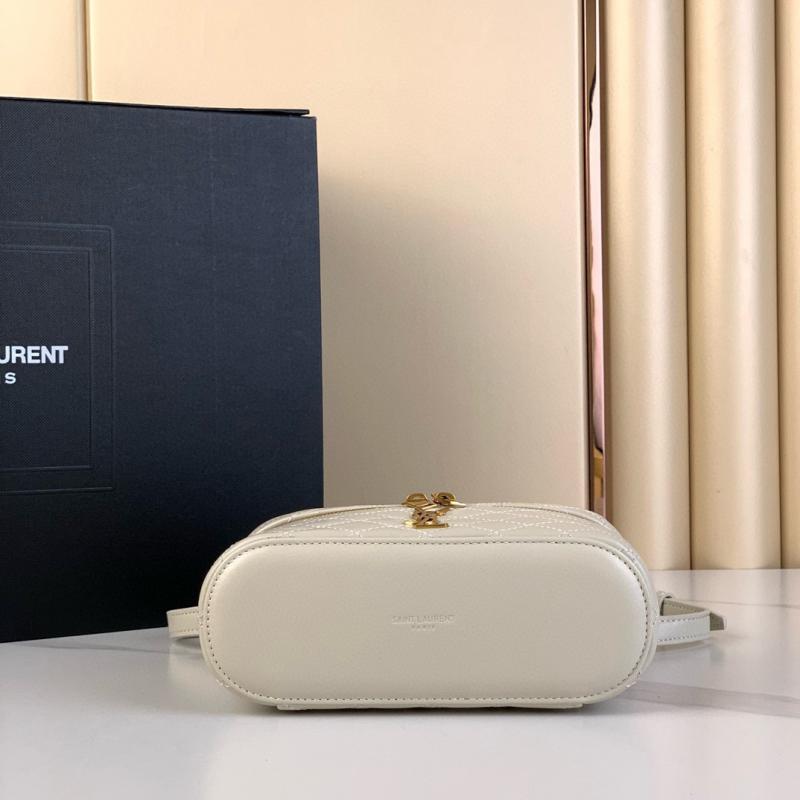 Saint Laurent Lambskin Gaby Vanity Bag 7667311 Cream