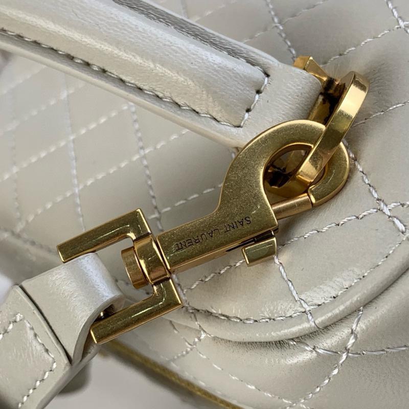 Saint Laurent Lambskin Gaby Vanity Bag 7667311 Cream