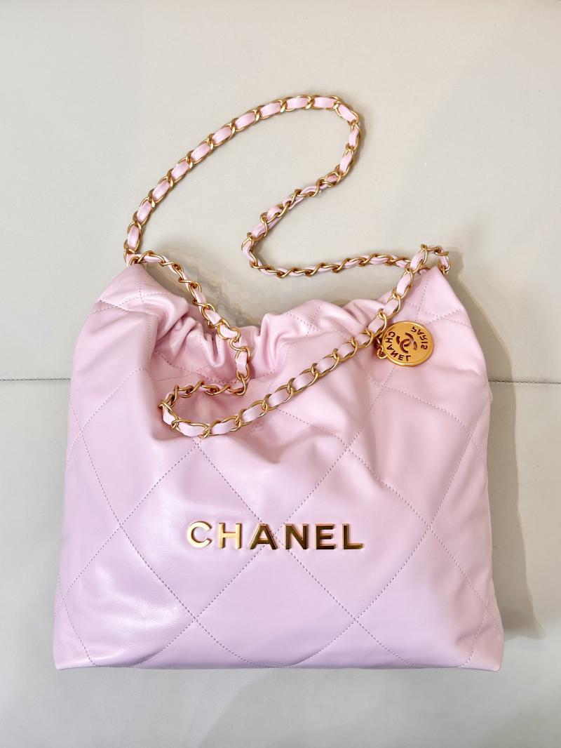 Small Chanel 22 Handbag AS3260 Pink