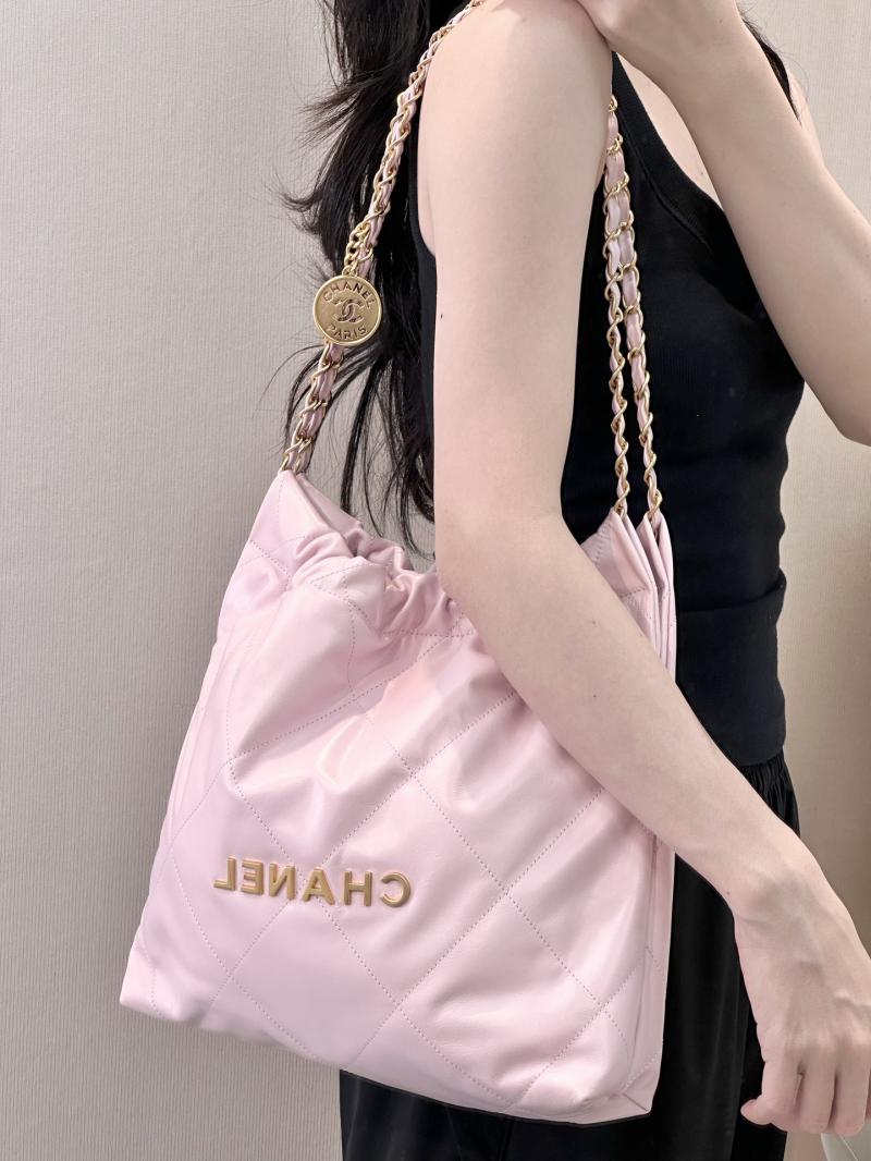 Small Chanel 22 Handbag AS3260 Pink