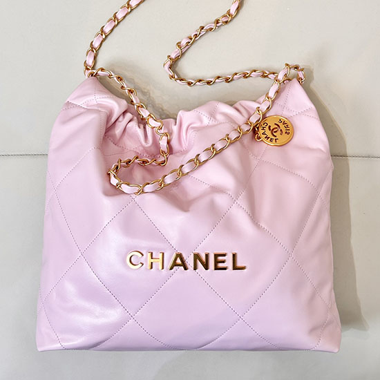 Small Chanel 22 Handbag AS3260 Pink