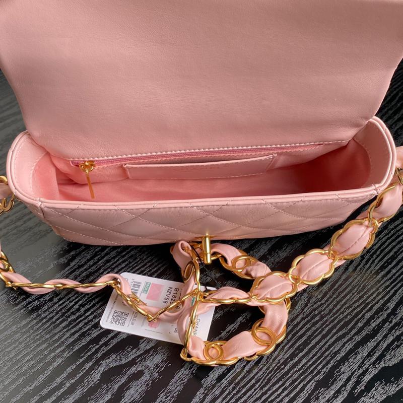 Small Chanel Lambskin Flap Bag AS5167 Pink