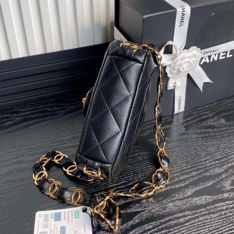 Small Chanel Lambskin Flap Bag AS5174