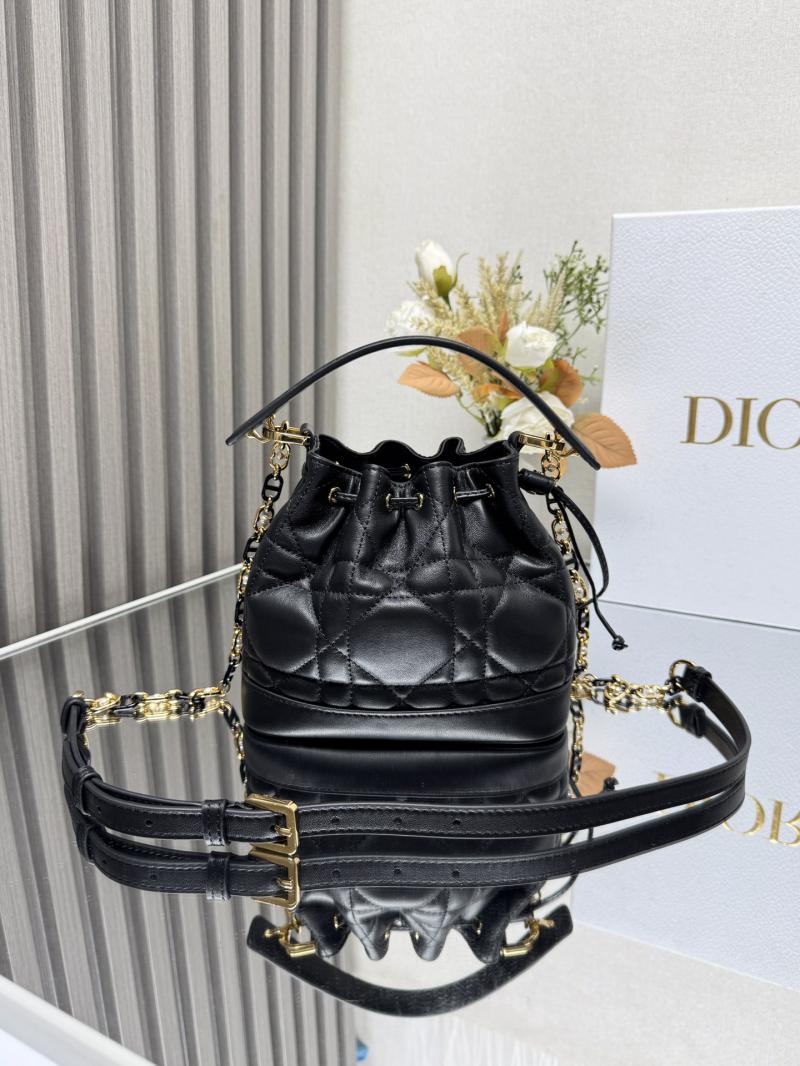 Small Dior Jolie Bucket Bag M2780 Black