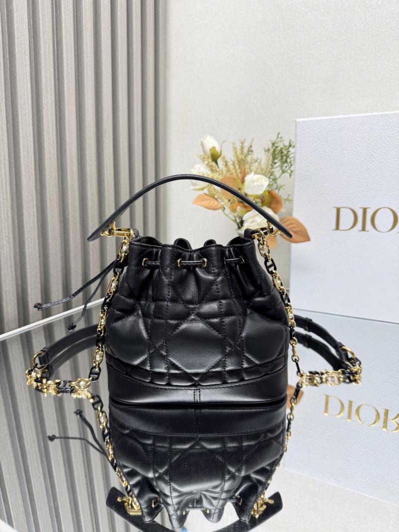 Small Dior Jolie Bucket Bag M2780 Black