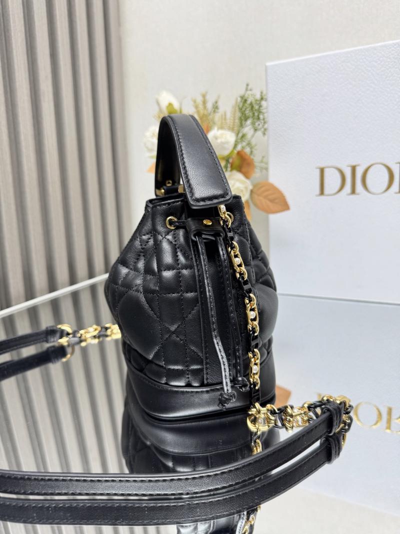 Small Dior Jolie Bucket Bag M2780 Black