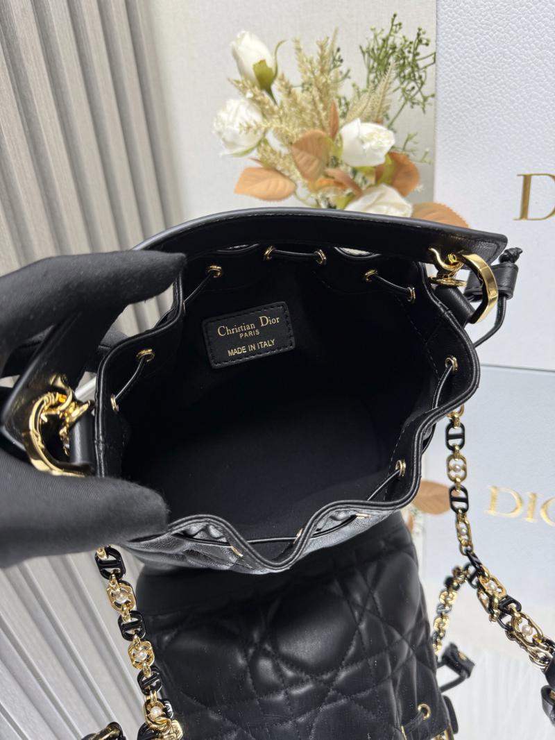 Small Dior Jolie Bucket Bag M2780 Black