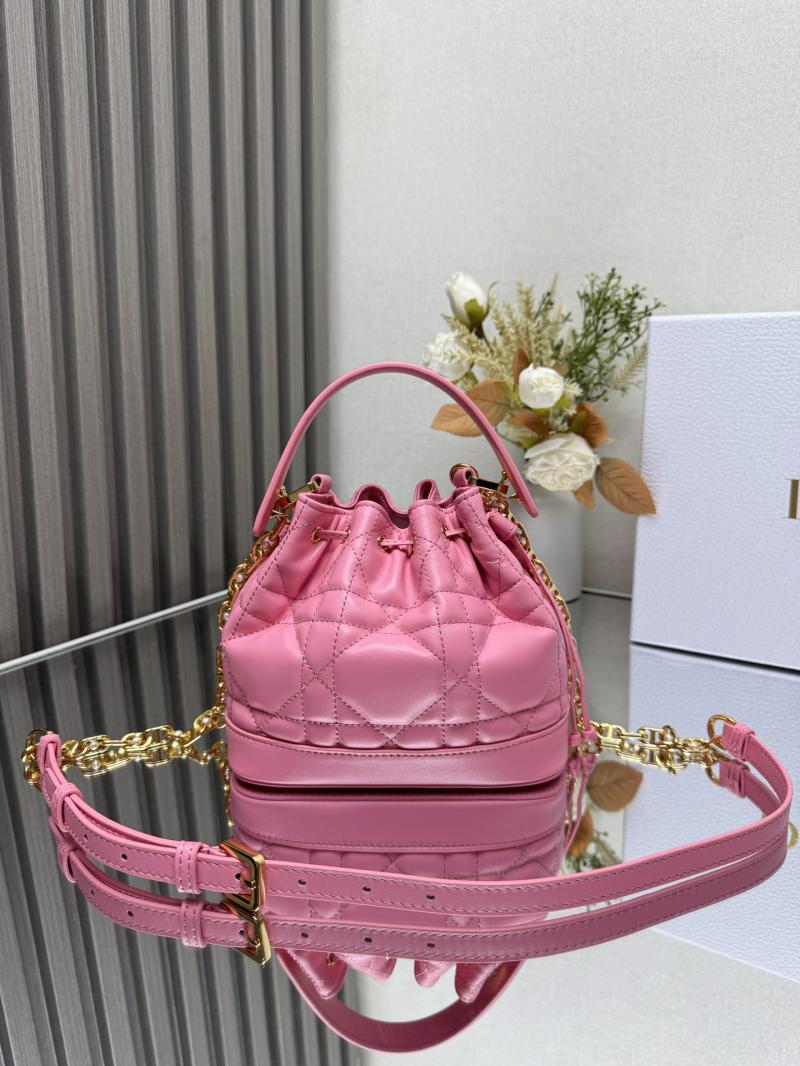 Small Dior Jolie Bucket Bag M2780 Pink