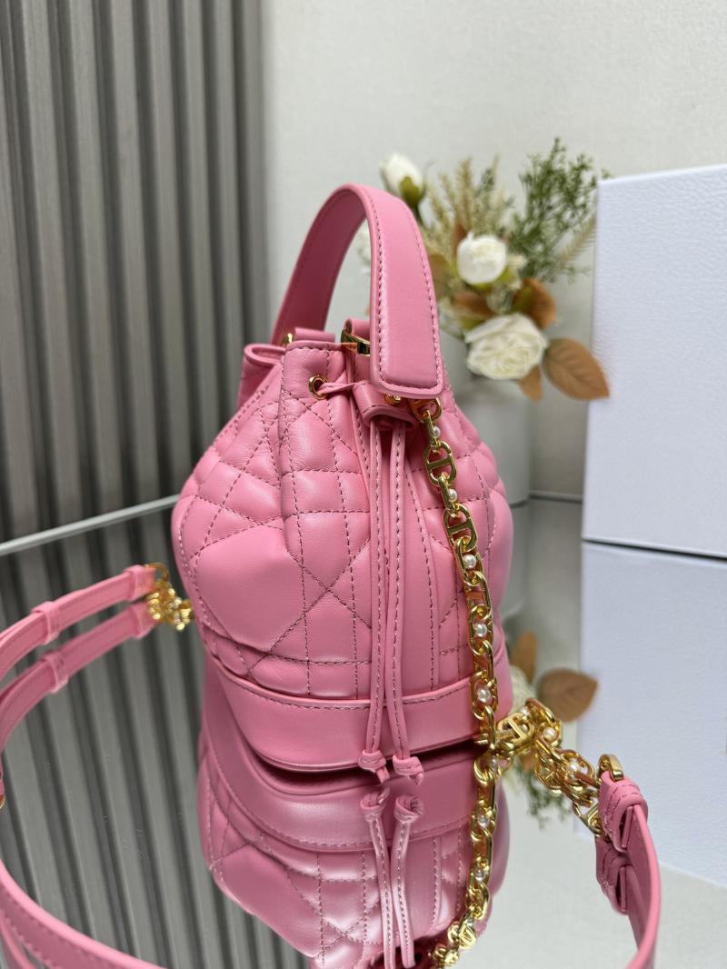 Small Dior Jolie Bucket Bag M2780 Pink