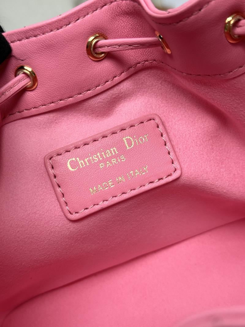 Small Dior Jolie Bucket Bag M2780 Pink