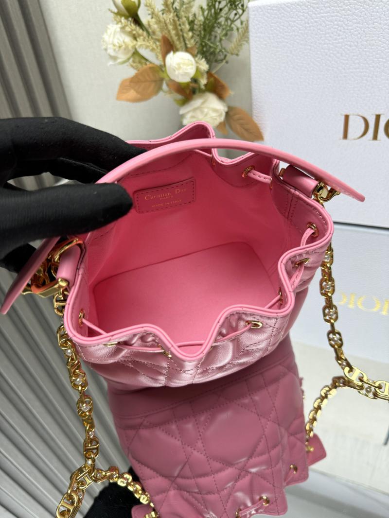 Small Dior Jolie Bucket Bag M2780 Pink