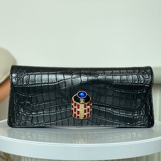 Vintage Chanel Clutch Bag AS6603 Black