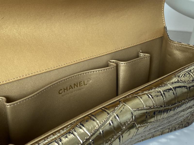 Vintage Chanel Clutch Bag AS6603 Gold