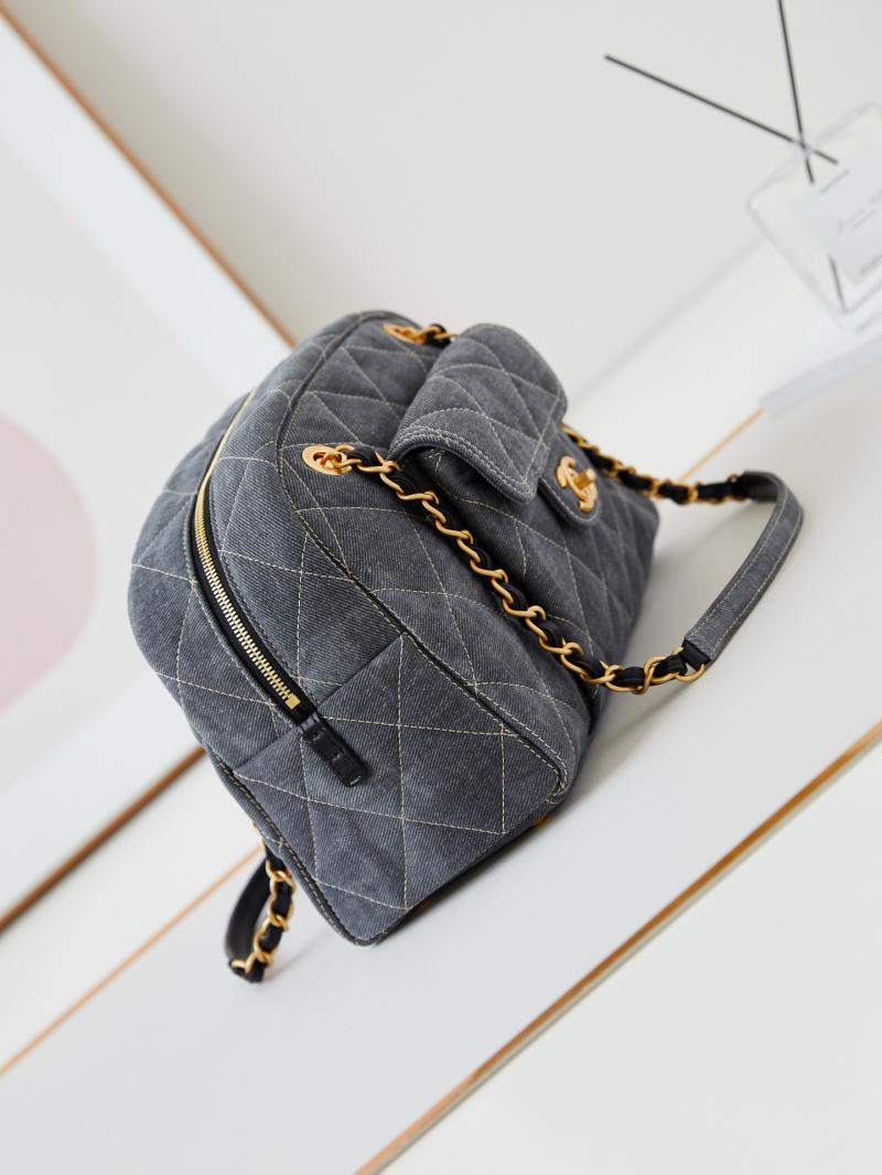 Chanel Denim Bowling Bag AS4905