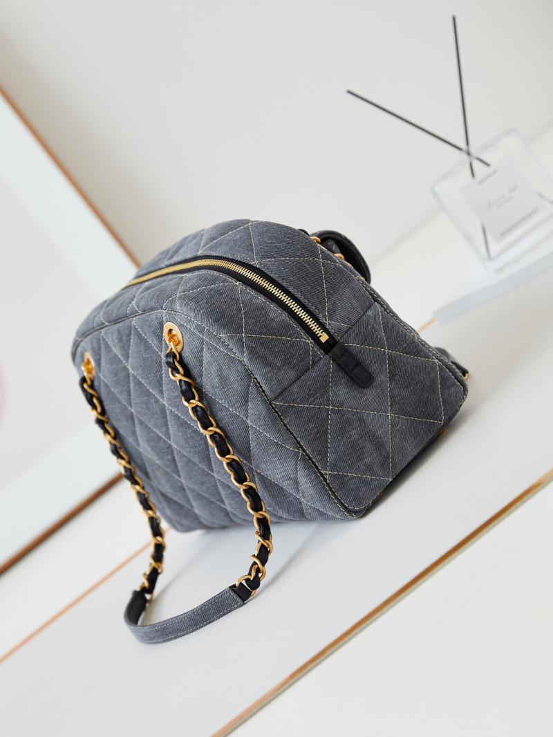 Chanel Denim Bowling Bag AS4905