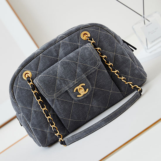 Chanel Denim Bowling Bag AS4905