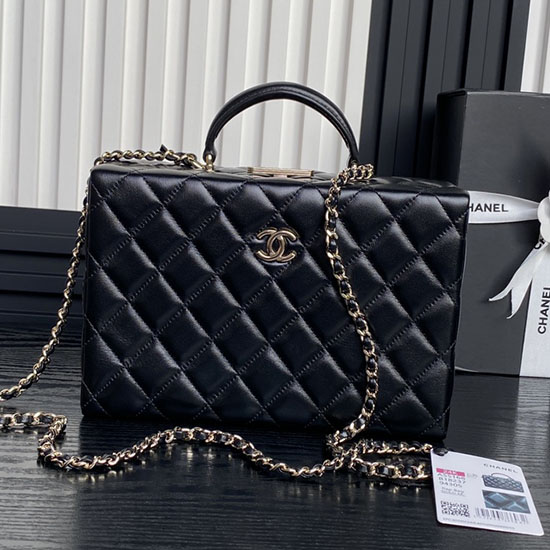 Chanel Lambskin Box Bag AS5168 Black