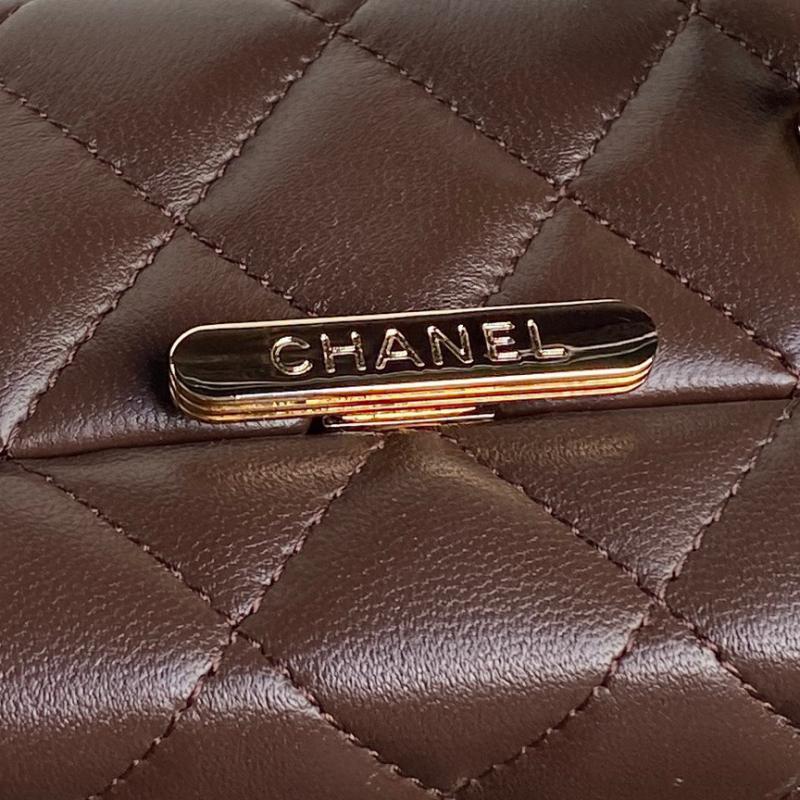 Chanel Lambskin Box Bag AS5168 Burgundy