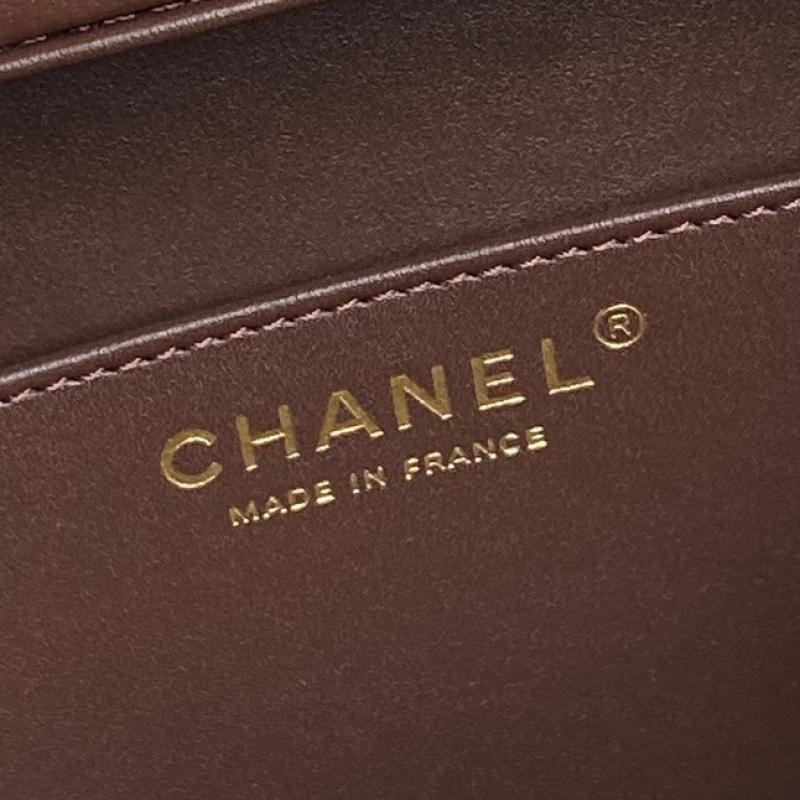 Chanel Lambskin Box Bag AS5168 Burgundy