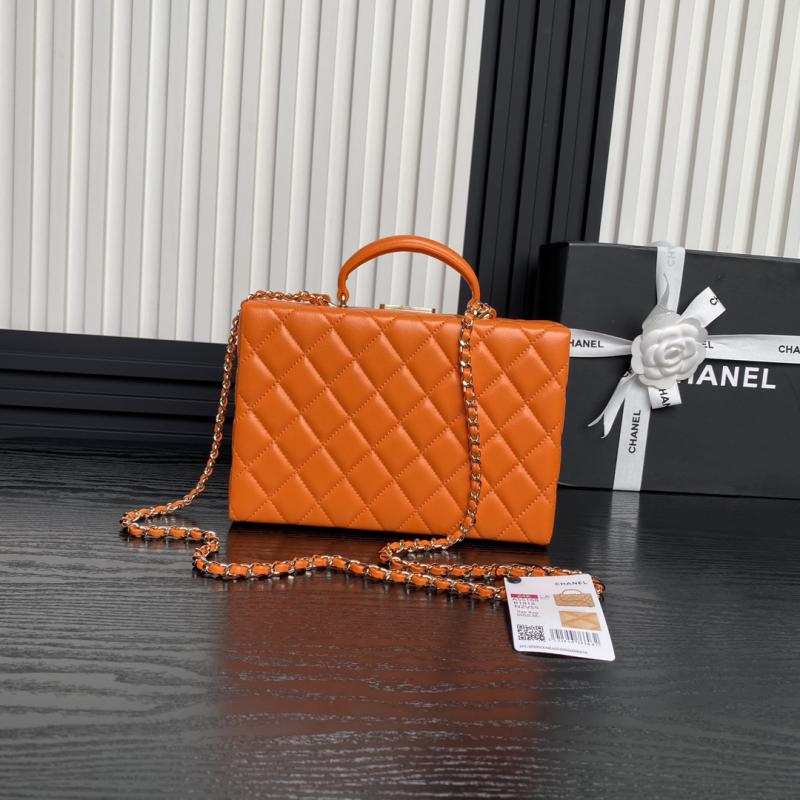 Chanel Lambskin Box Bag AS5168 Orange