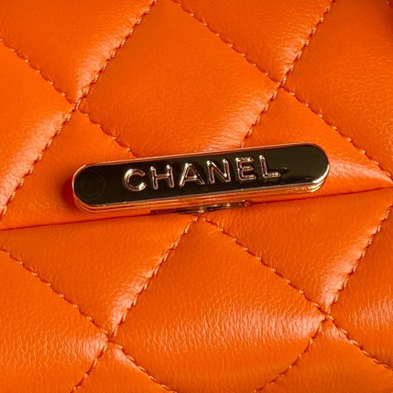 Chanel Lambskin Box Bag AS5168 Orange