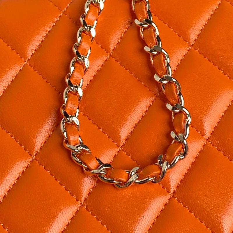 Chanel Lambskin Box Bag AS5168 Orange