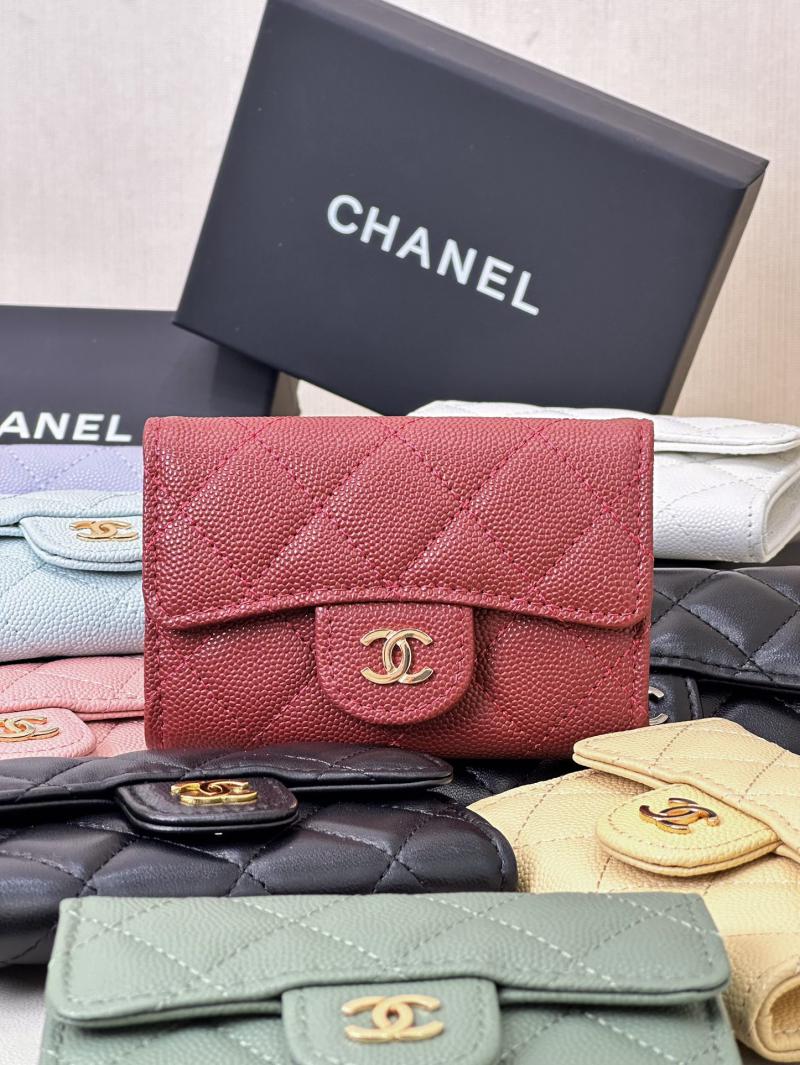 Chanel Leather Wallelt AP0219