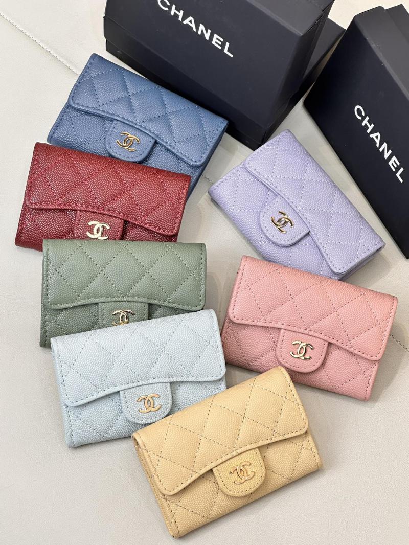 Chanel Leather Wallelt AP0219