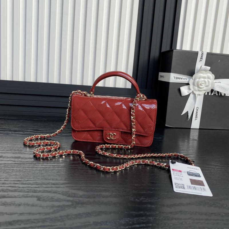 Chanel Patent Leather Mini Flap Bag AP3226 Red