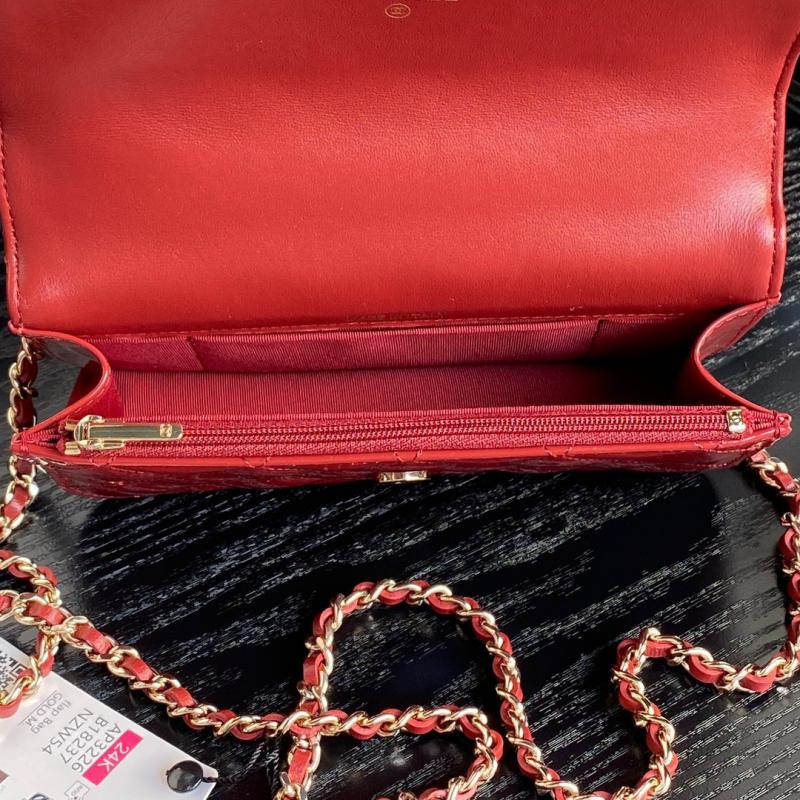 Chanel Patent Leather Mini Flap Bag AP3226 Red