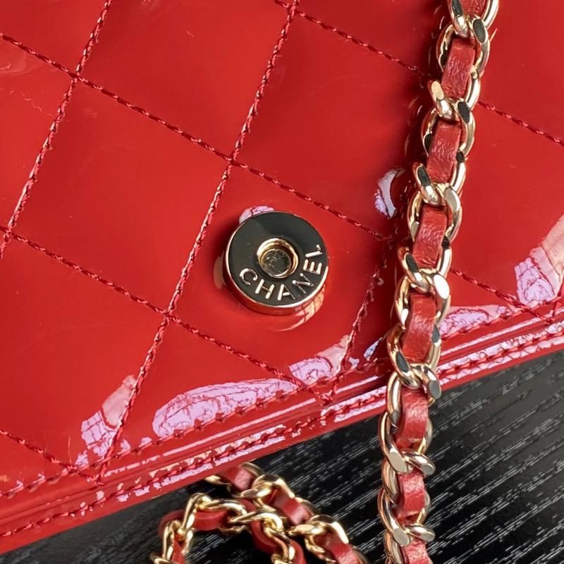 Chanel Patent Leather Mini Flap Bag AP3226 Red