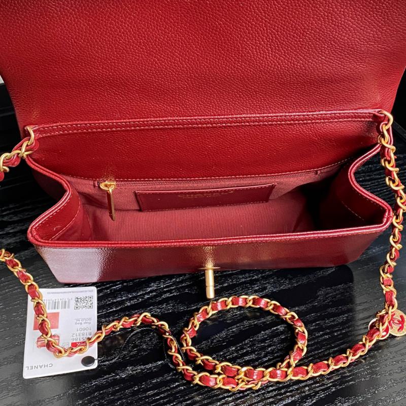 Small Chanel Flap Bag AS5186 Red