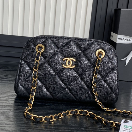 Small Chanel Grained Calfskin Shoulder Bag AS5137