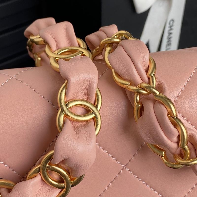 Small Chanel Lambskin Flap Bag AS5174 Pink