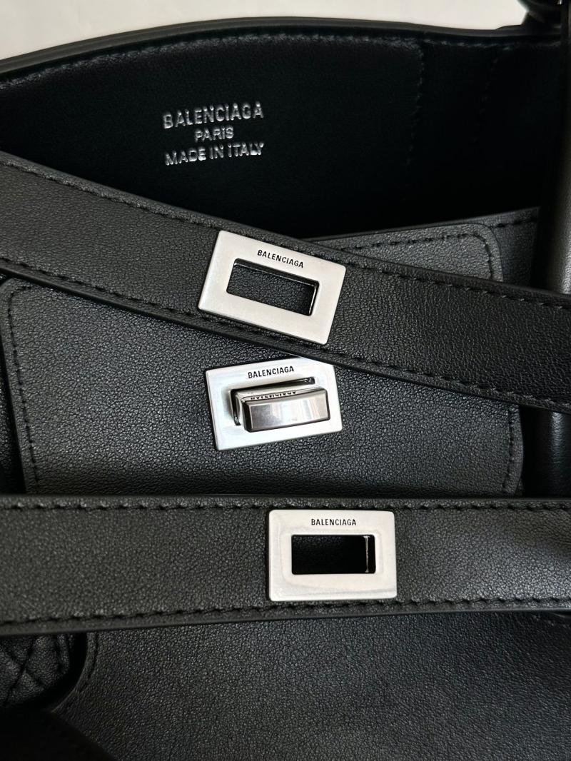 Balenciaga Bel Air Medium Bag 805481 Black with Silver