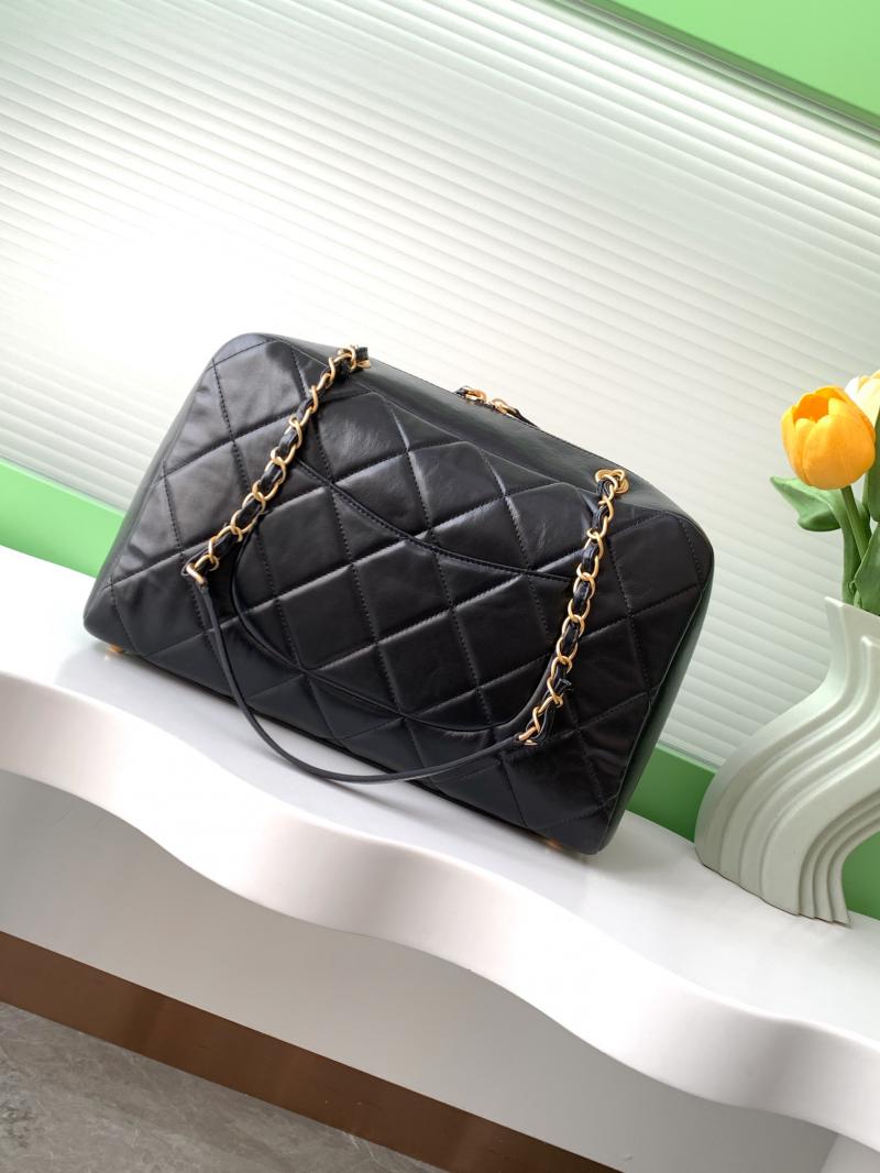 Chanel Calfskin Bowling Bag AS4933 Black