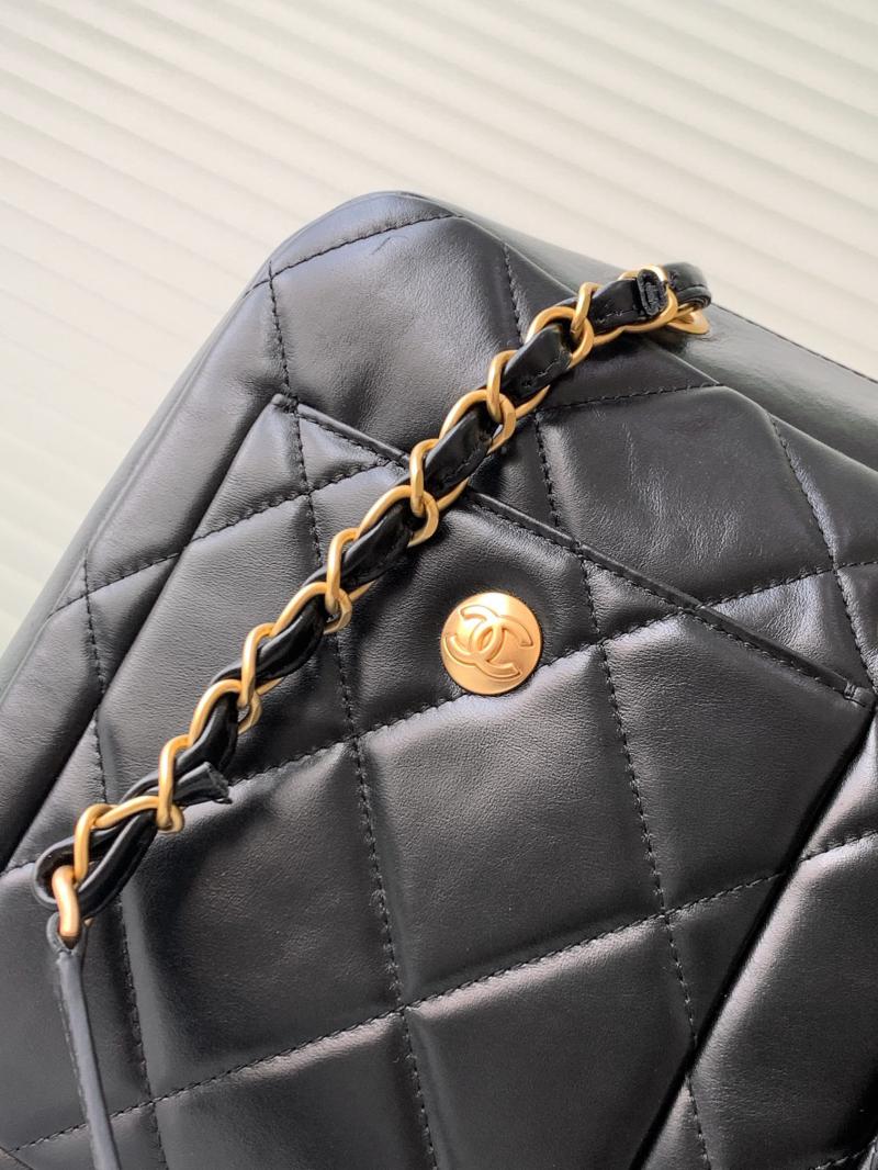 Chanel Calfskin Bowling Bag AS4933 Black