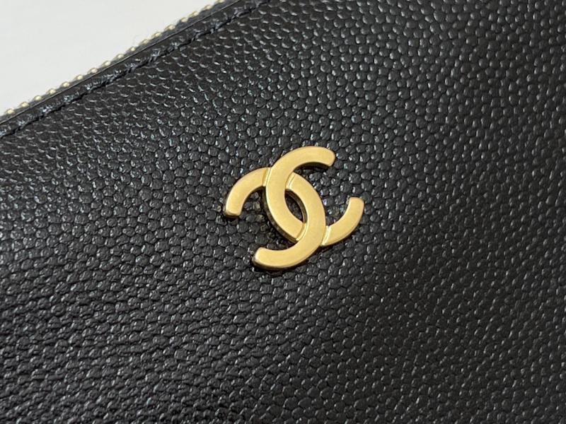 Chanel Grained Calfskin 22 Handbag AS3261 Black